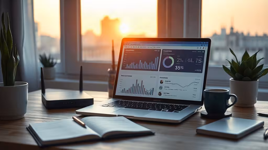 Avis Amen : poste de travail analysant un hébergement web et ses performances