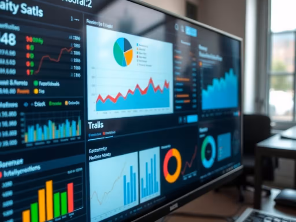 Dashboard analytique riche avec graphiques et outils de gestion de formation pour catalogue complet