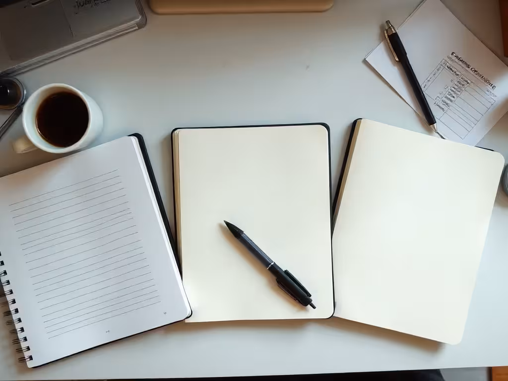 Comparaison de formations avec carnets et notes – choisir la meilleure formation copywriting