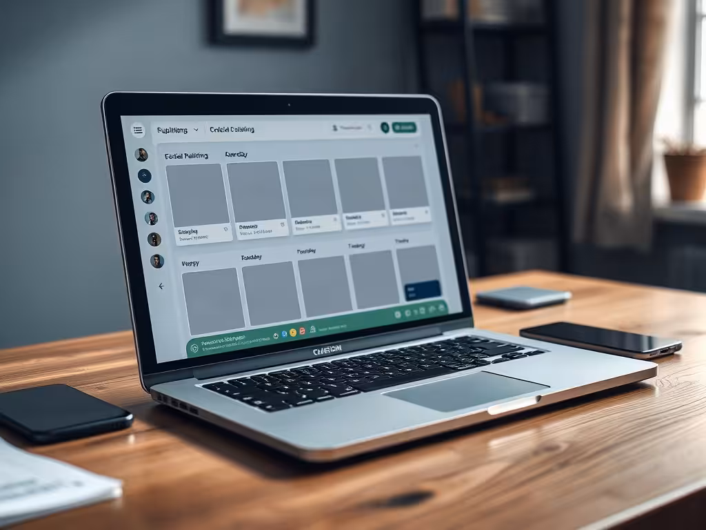 Calendrier multi-plateforme illustrant les formats et limites d’Upload-Post