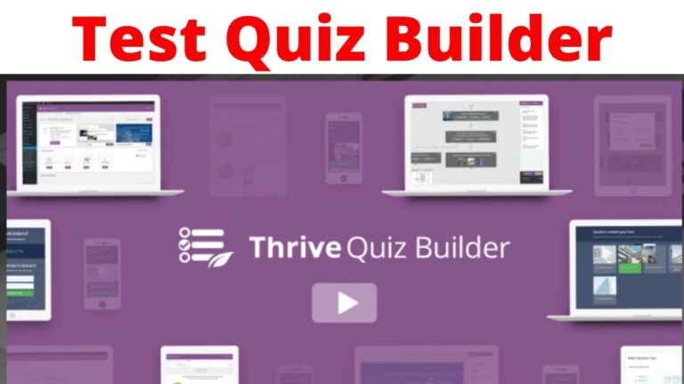 Comment créer un Quiz WordPress avec Thrive Quiz Builder?