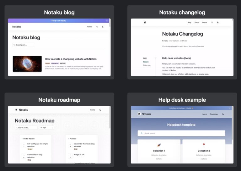 Avis Notaku : créer des sites en No-Code depuis Notion (le CMS des Startup)