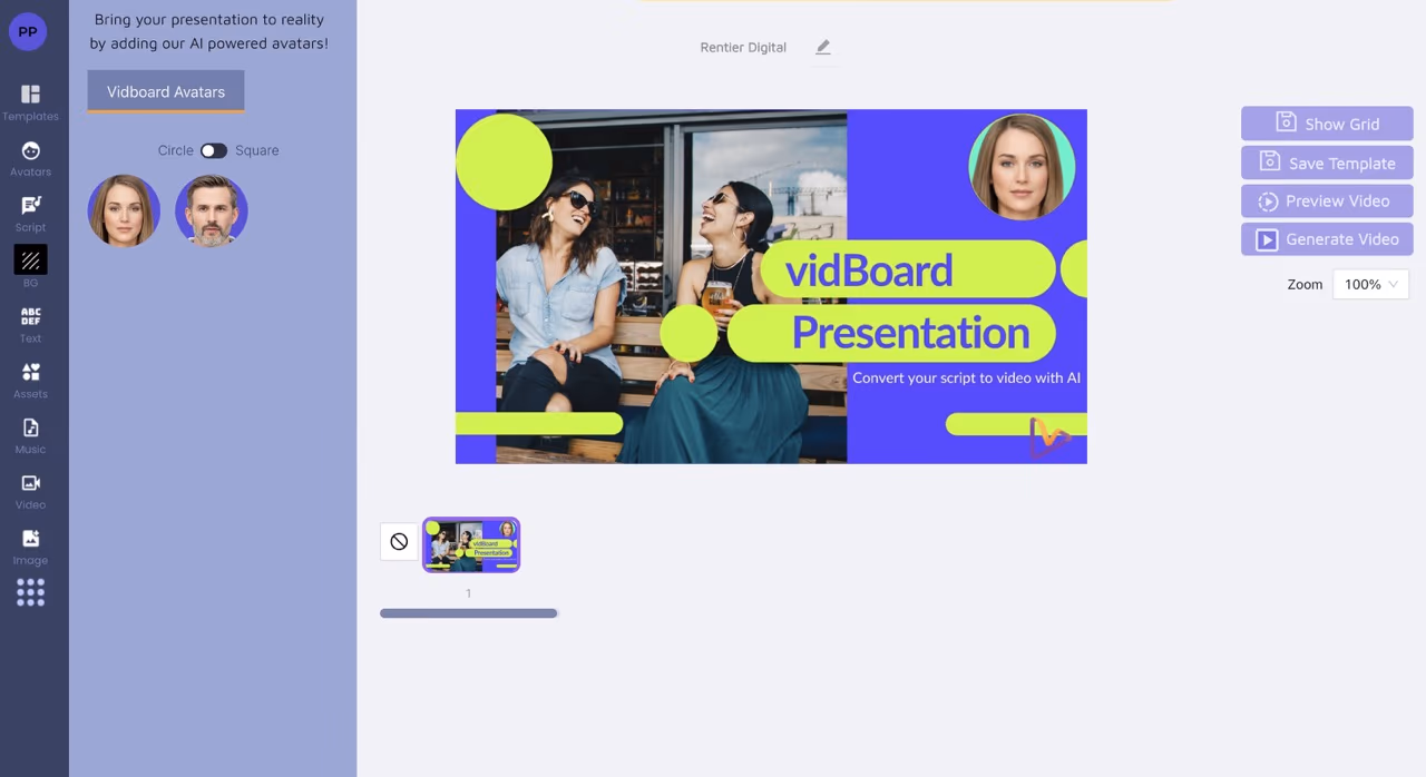 Avis VidBoard Ai : création de Vidéo avec l’IA