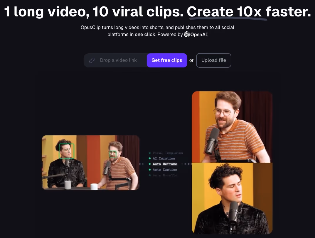 OpusClip Avis OpusClip : l’outil ultime pour découper des vidéos et créer des clips viraux